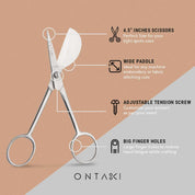 ONTAKI Duckbill Applique Scissors (4.5")