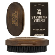 Striking Viking Boar Bristle Beard Brush for Men – Natural Beech Wood Grooming Brush