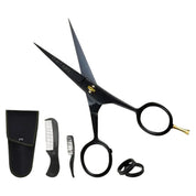 Forbici per barba e baffi ONTAKI con poggiadito (5")