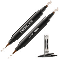 Bart‑Filler‑Stift – Dualspitze (2er‑Pack) - Light Brown