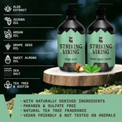 Skäggschampo & Balsam Set – Tea Tree & Biotin
