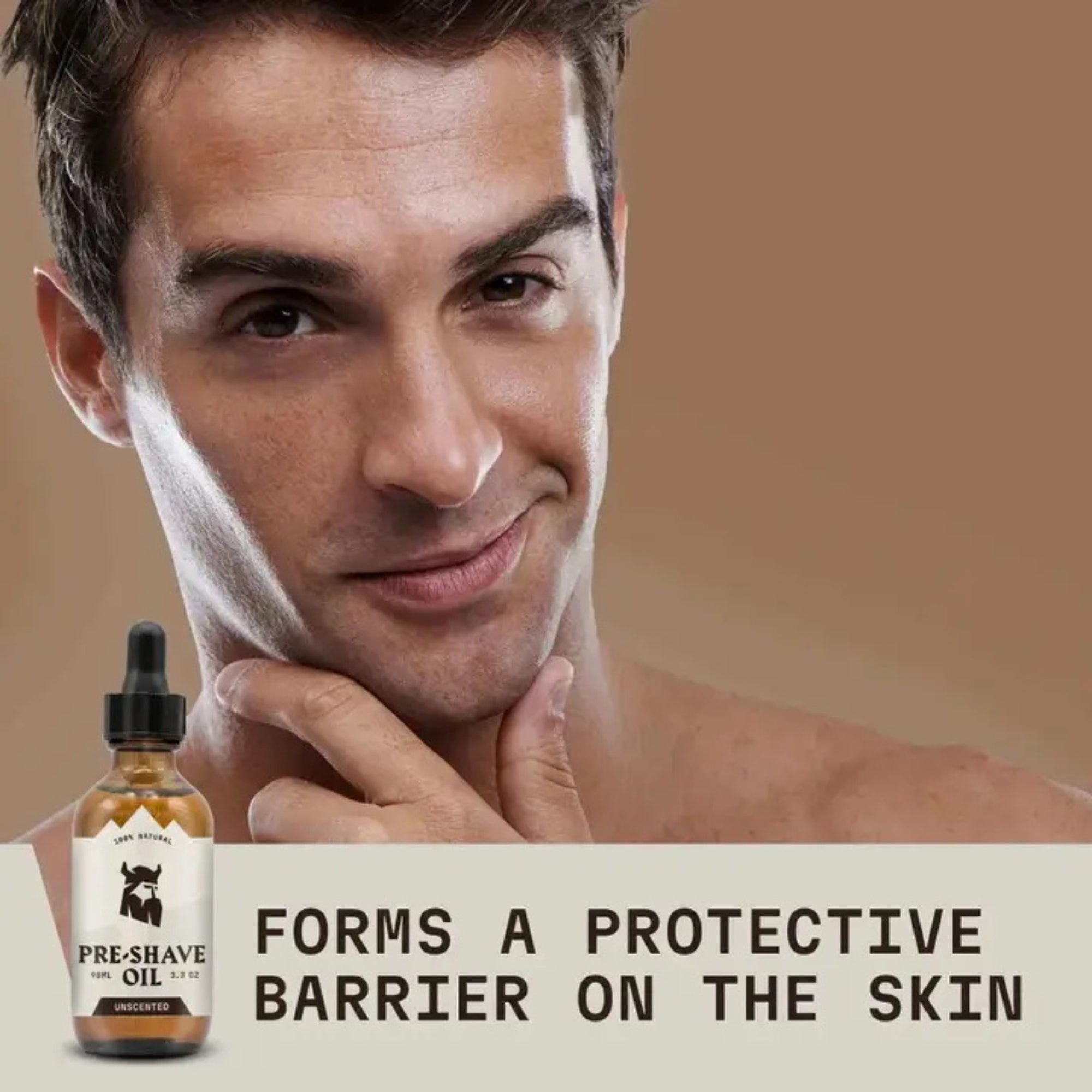 Huile de pré-rasage pour hommes - Sans parfum