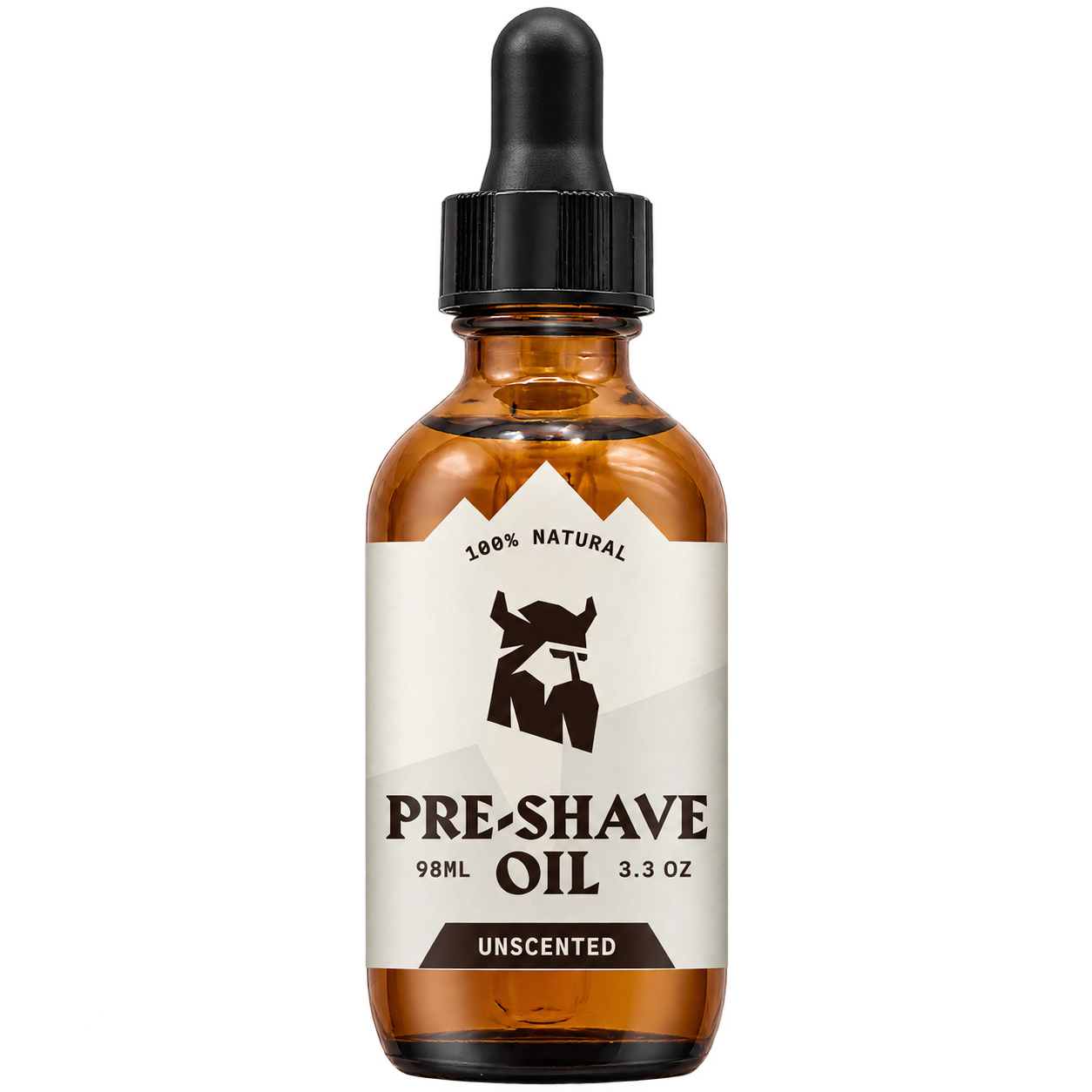 Striking Viking Unscented Pre Shave Oil for Men – Smooth Razor Glide & Skin Protection