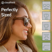 Cloudfield Unisex Polarized Wood Sunglasses - Oakwood