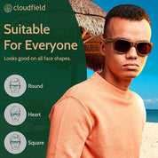 Cloudfield Unisex Polarized Wood Sunglasses - Oakwood