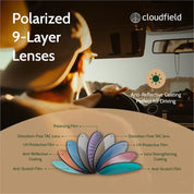 cloudfield orange polarized sunglasses