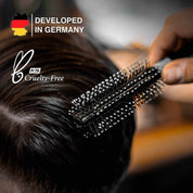 Runde Haarbürste - Schwarz