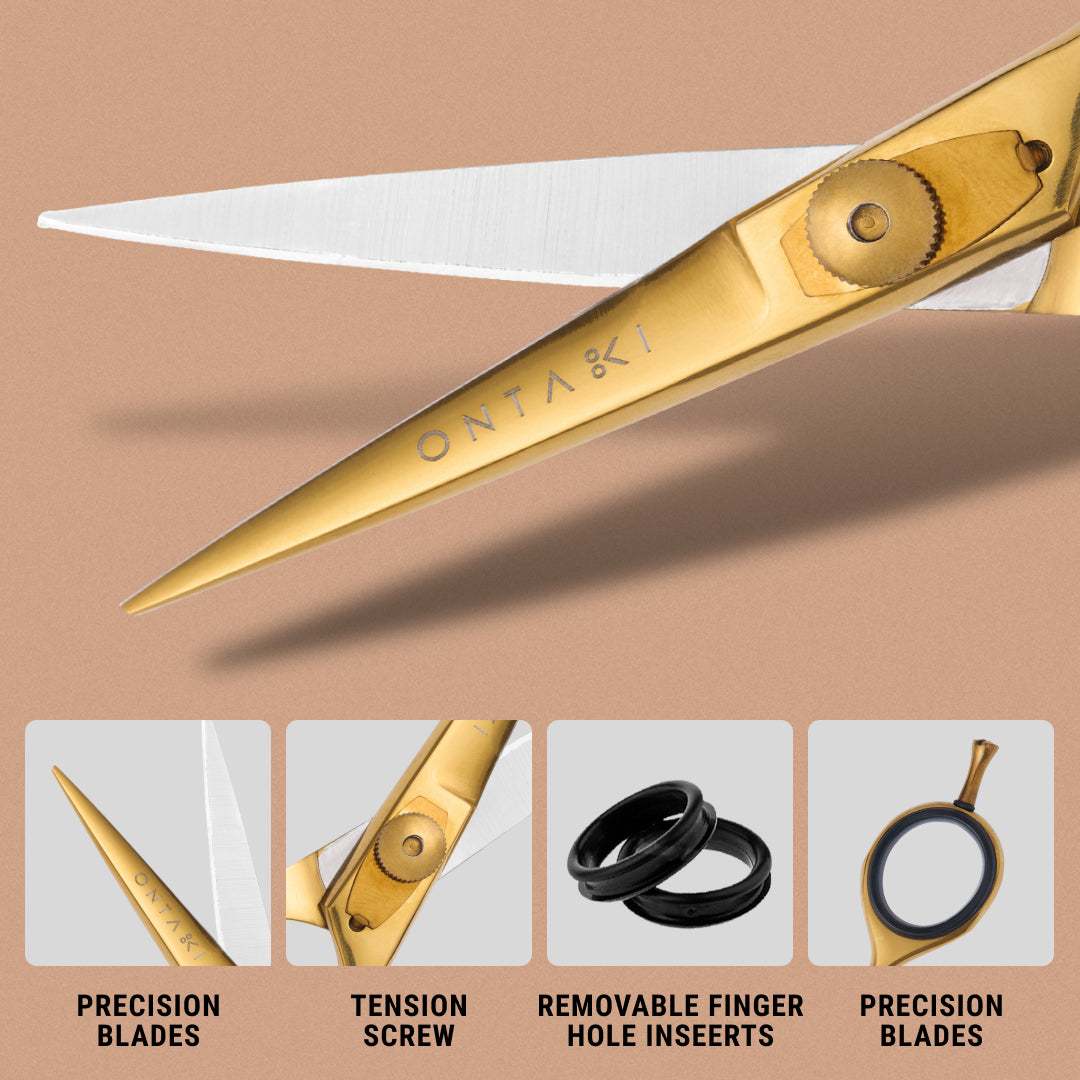 Ontaki Beard & Hair Scissors 5.5" - Premium Japanese Steel
