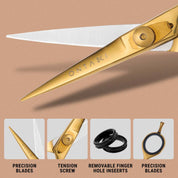 Ontaki Beard & Hair Scissors 5.5" - Premium Japanese Steel