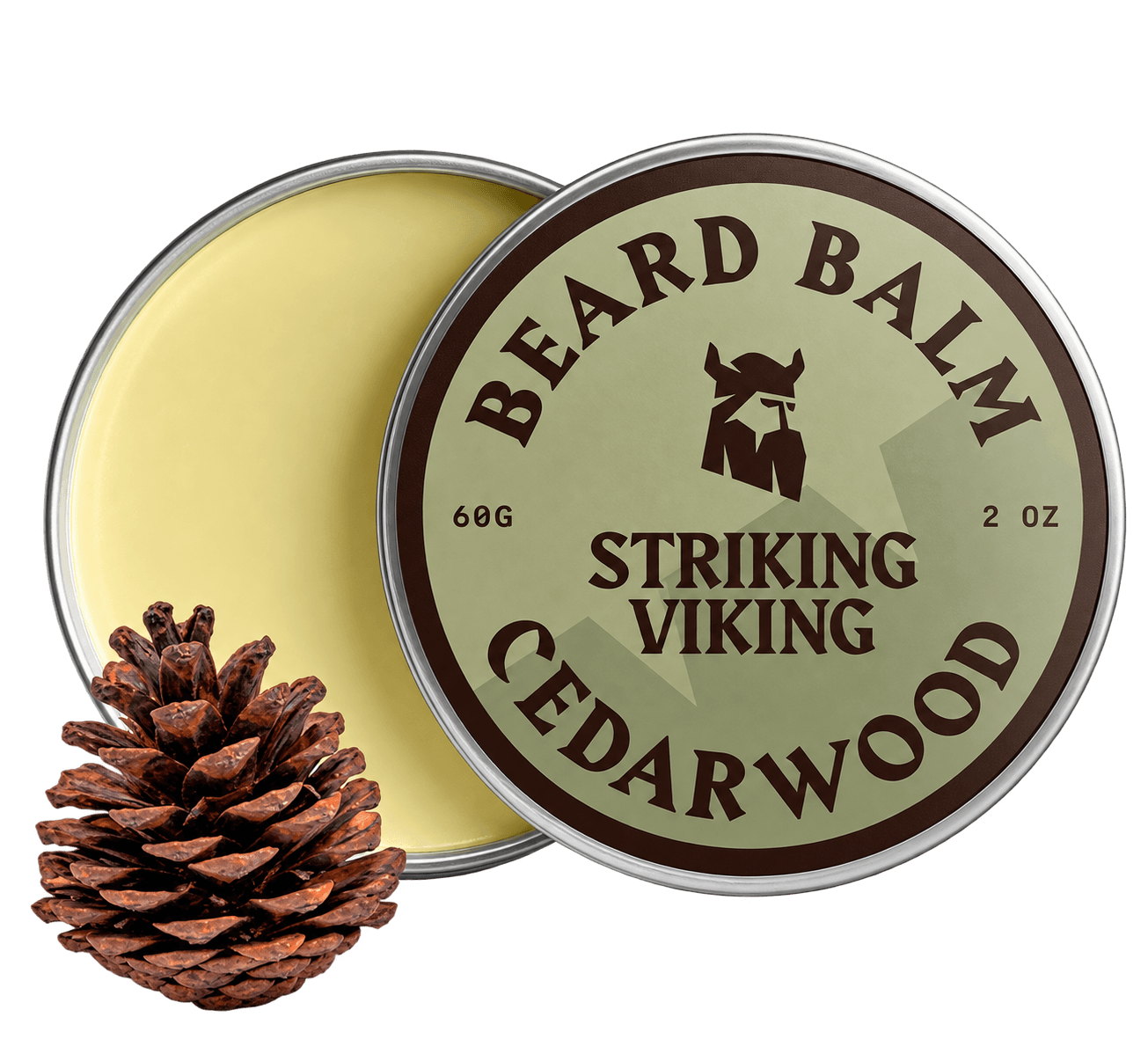 Baume à barbe au cèdre Striking Viking