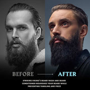 Beard Shampoo & Conditioner Cologne (Argan & Jojoba Oil )