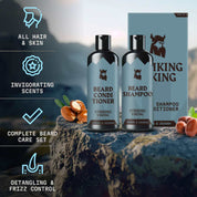 Beard Shampoo & Conditioner Cologne (Argan & Jojoba Oil )