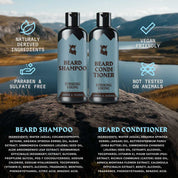 Beard Shampoo & Conditioner Cologne (Argan & Jojoba Oil )
