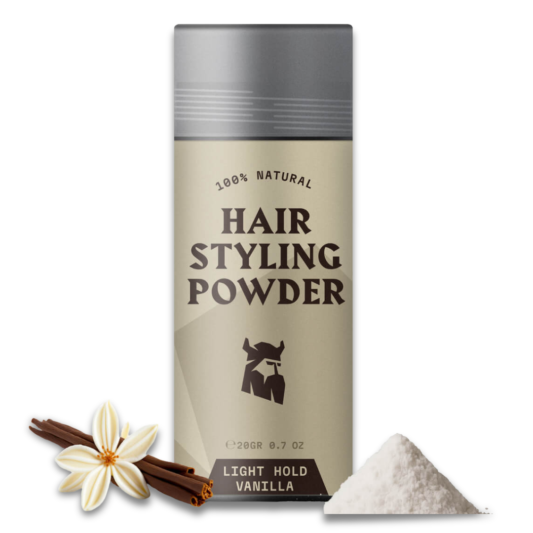 Hair Styling Powder for Men - Light Hold - Vanilla Scent