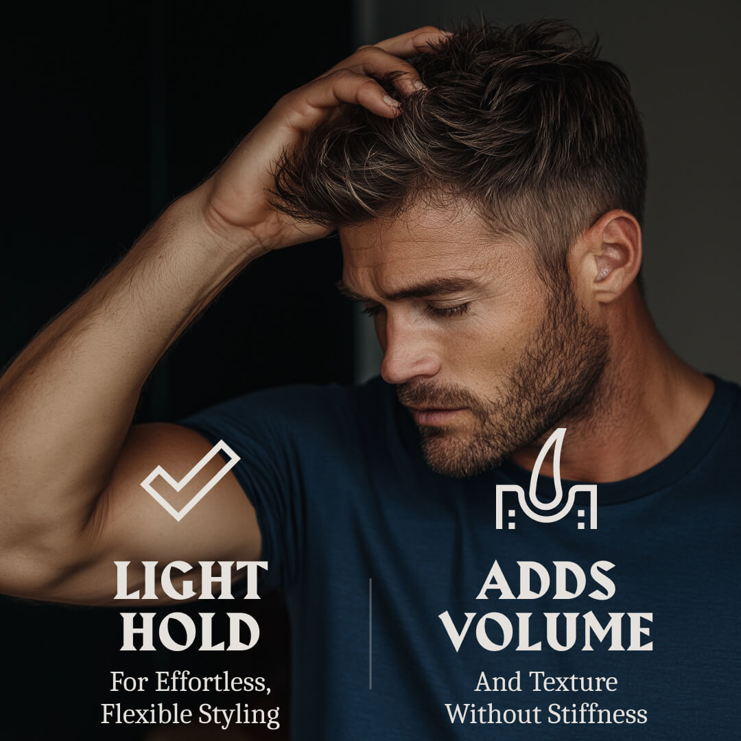 Hair Styling Powder for Men - Light Hold - Vanilla Scent