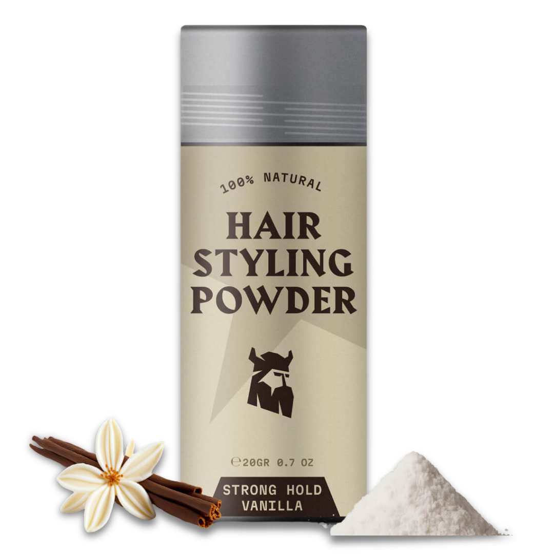 Hair Styling Powder for Men - Strong Hold - Vanilla Scent