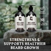 Beard Shampoo & Beard Conditioner (Unscented)