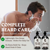 Beard Shampoo & Beard Conditioner (Unscented)
