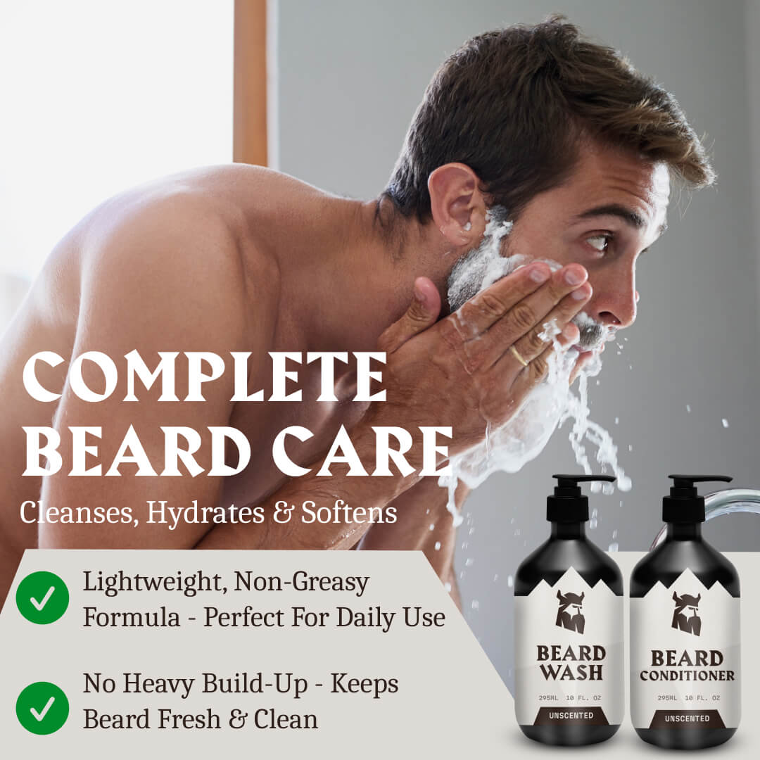 Beard Wash & Conditioner (Unscented)