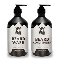 Shampoo per Barba &amp; Balsamo per Barba - Senza Profumo