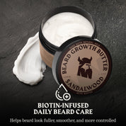 Beard Growth Butter with Biotin | Sandalwood
