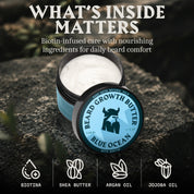 Beard Growth Butter with Biotin | Blue Ocean