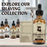 Vanilla-scented pre shave oil for men with enhanced glide and moisturizing formula.