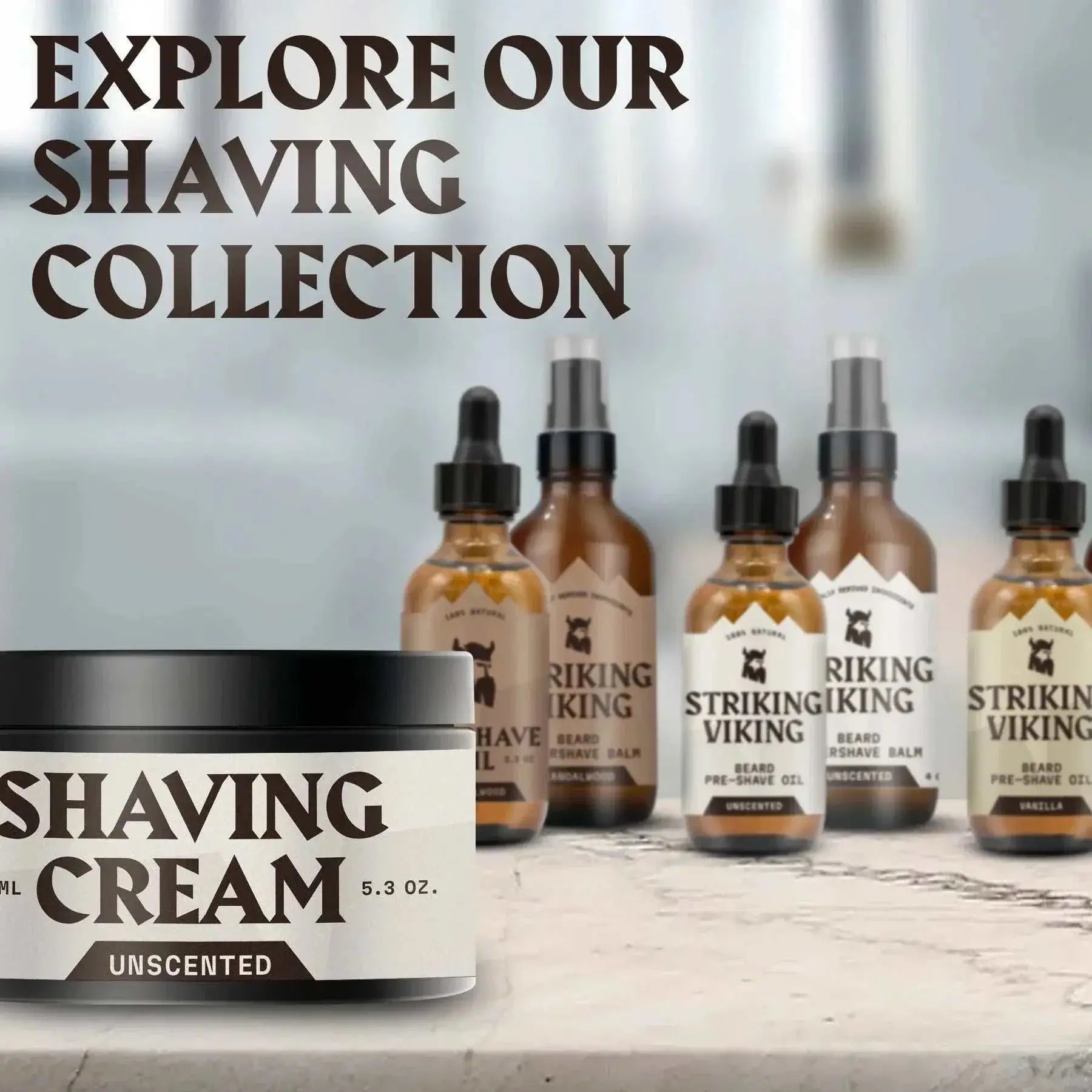 Shaving Cream Unscented | Sensitive Skin | Striking Viking Shaving Cream Unscented | Sensitive Skin | Striking Viking