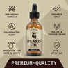 Vanilla Beard Oil 2 Pack with natural ingredients promotes beard growth, softens and hydrates facial hair while reducing itchiness.
