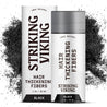 Striking Viking Hair Thickening Fibers, black, natural hair fiber solution for men, 1 oz.