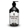 Striking Viking Beard Wash Cologne with Tea Tree and Biotin bottle.