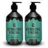 Beard Wash & Conditioner Set with Natural Peppermint & Eucalyptus for Healthy Beard Growth.