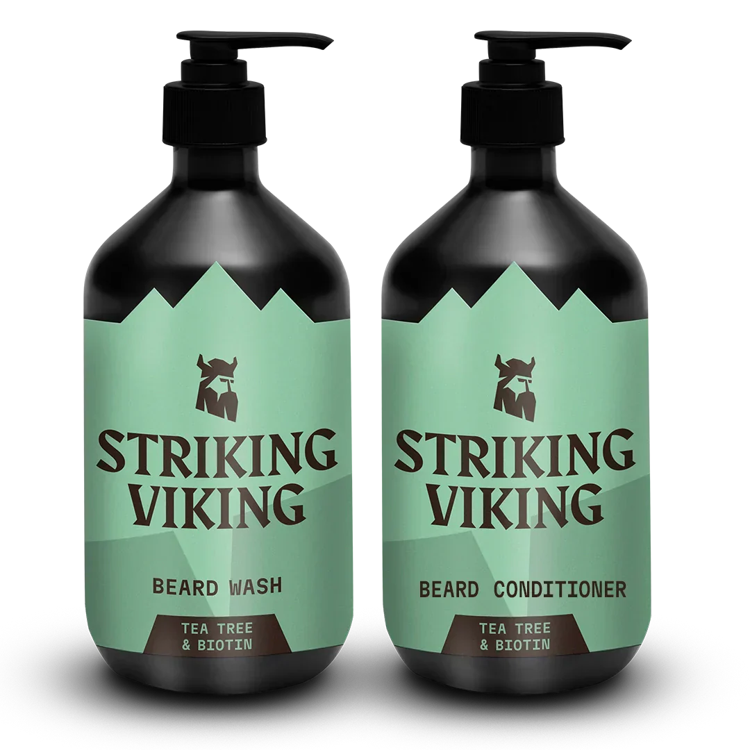 Beard Wash & Conditioner Set - Tea Tree & Biotin