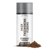 Striking Viking Hair Thickening Fibers for men in light brown, 1 oz bottle with natural fibers.