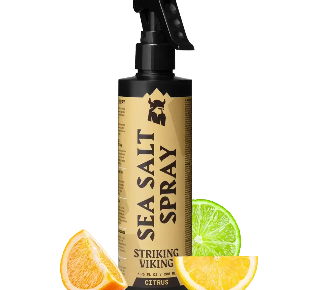Striking Viking Sea Salt Hair Spray for Men - Strong Hold - Citrus