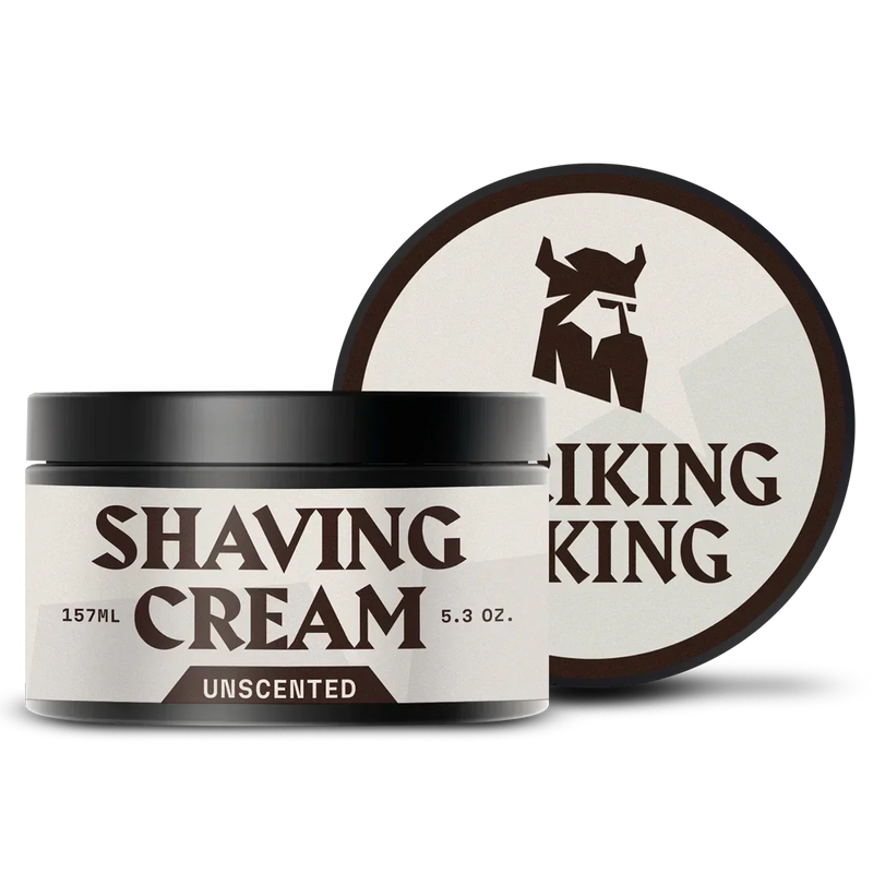 Shaving cream for men, unscented, 157ml, Striking Viking.