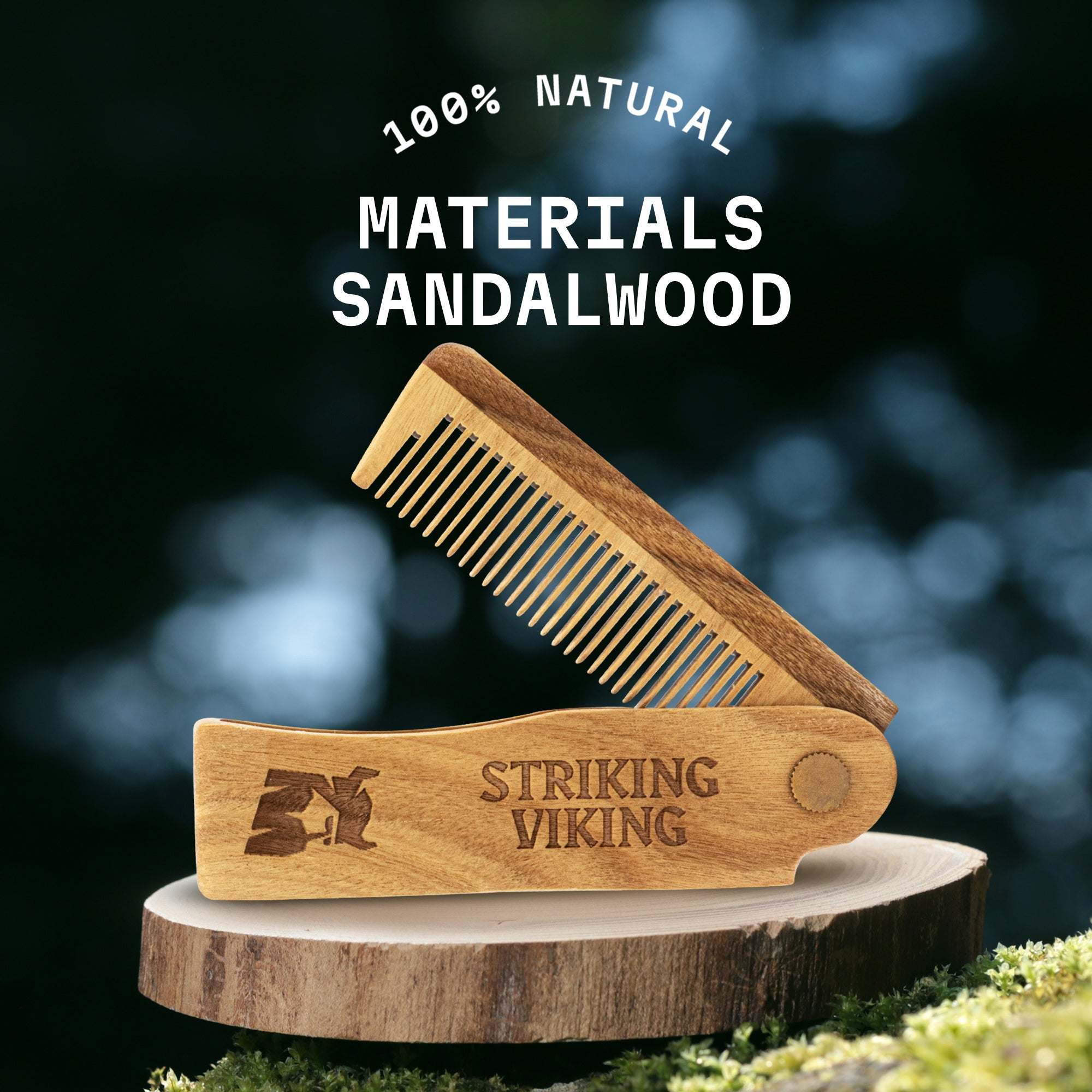 Folding Wooden Comb