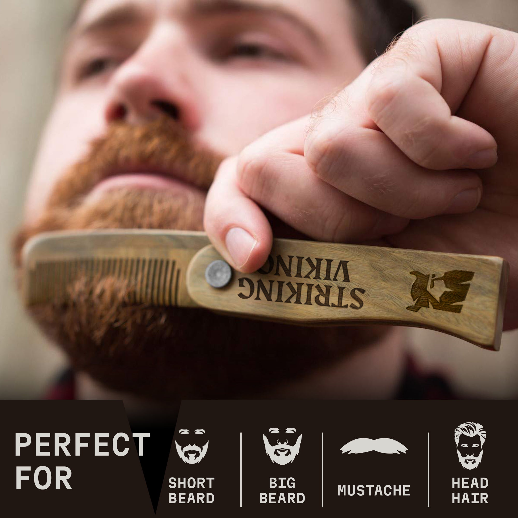 Folding Wooden Comb