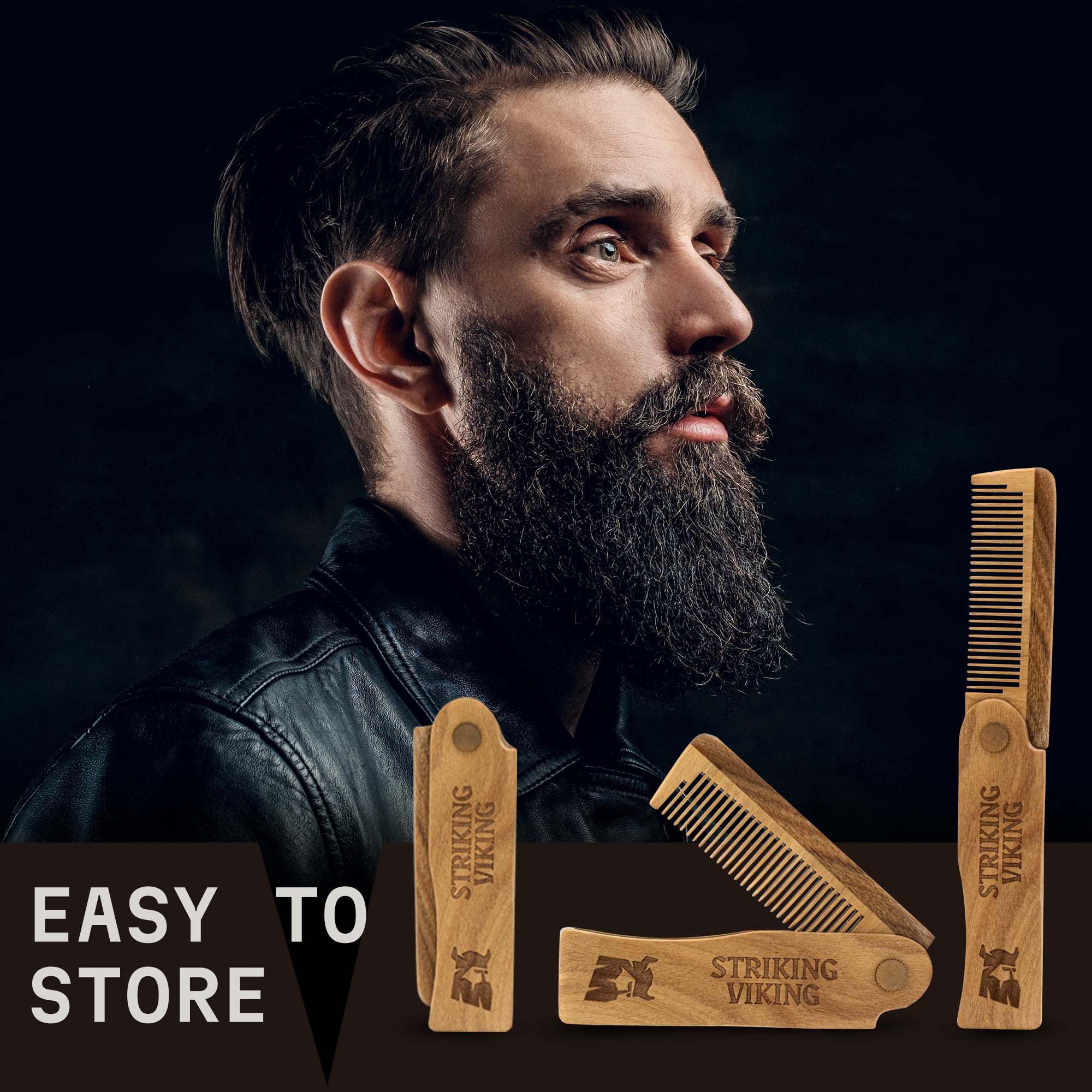 Folding Wooden Comb