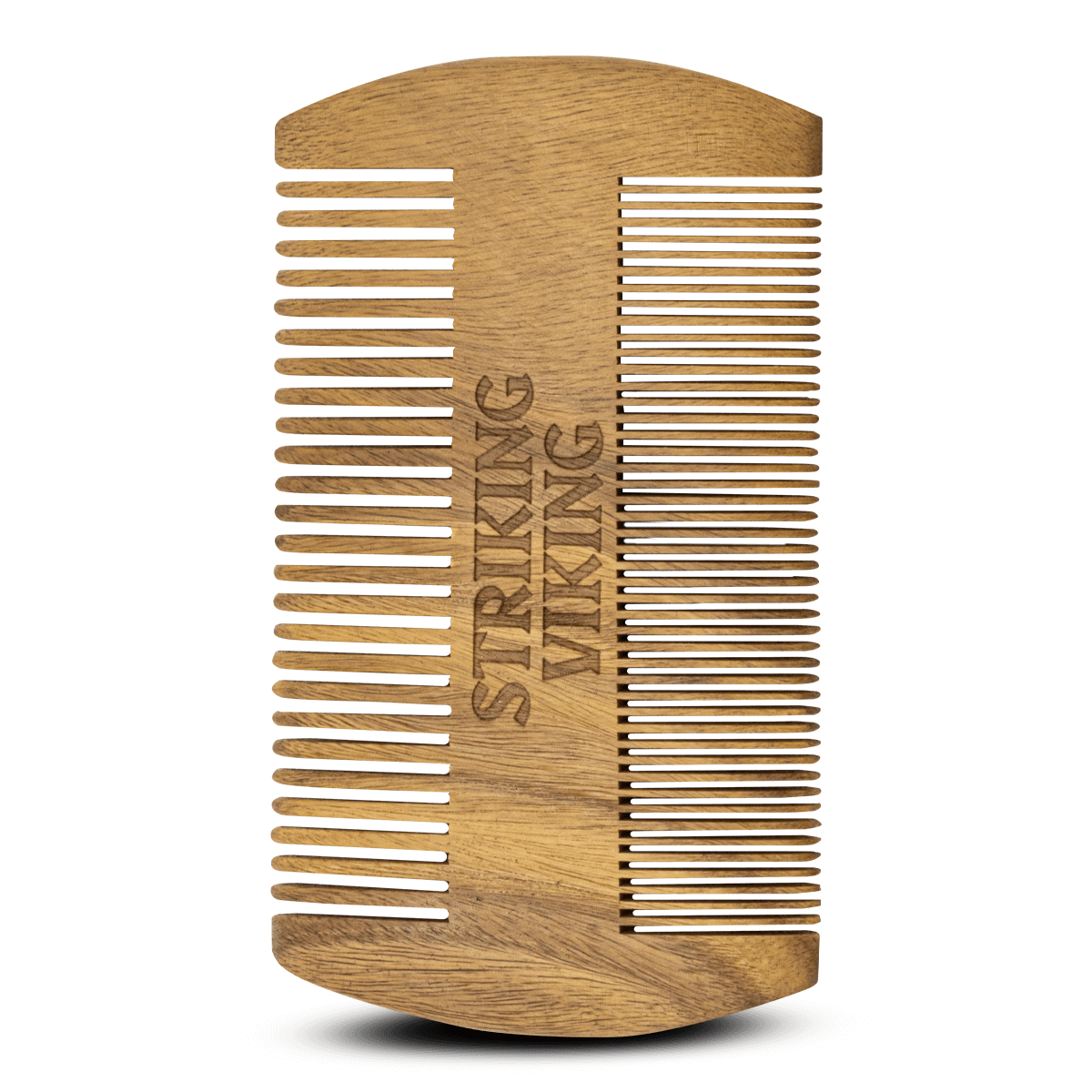 Folding sandalwood beard comb