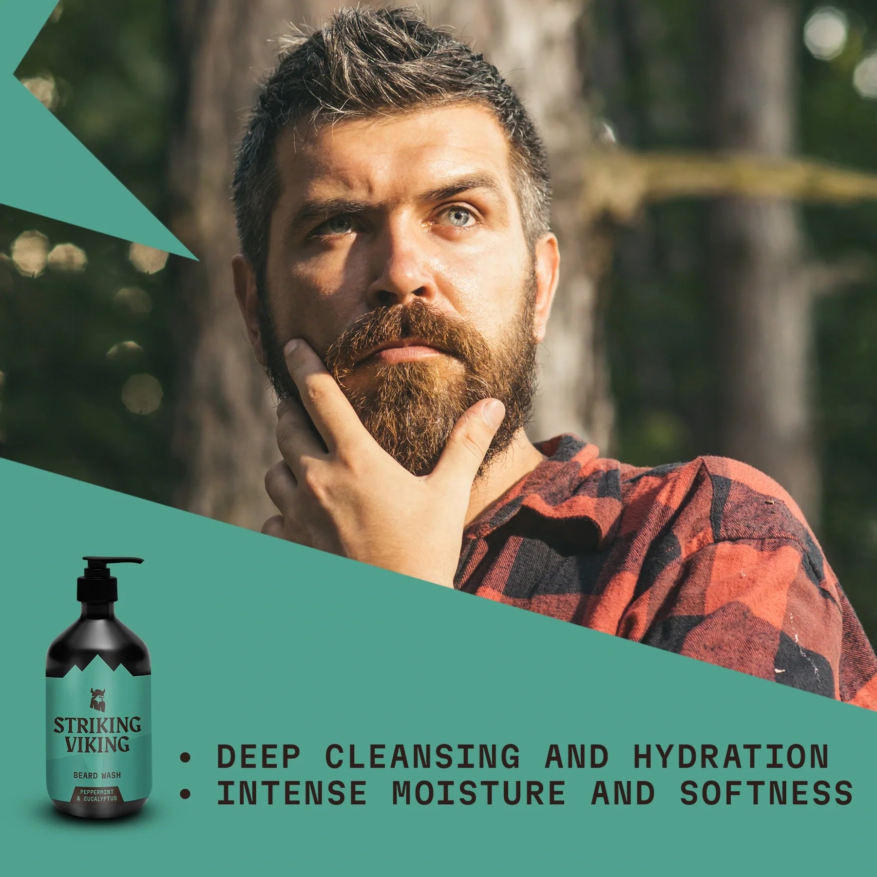 Beard Wash (Natural Peppermint & Eucalyptus)