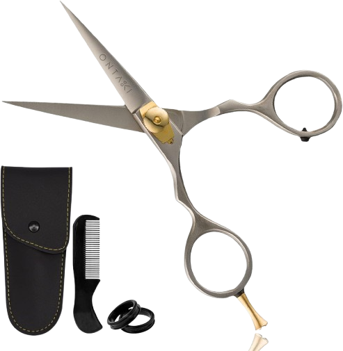 Ontaki Beard & Hair Scissors 5.5" - Premium Japanese Steel