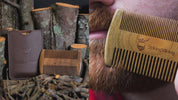 Striking Viking Sandalwood Wooden Beard Comb – Brown