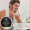 Beard Oil and Balm Kit with Vanilla Scent for Hydration and Styling